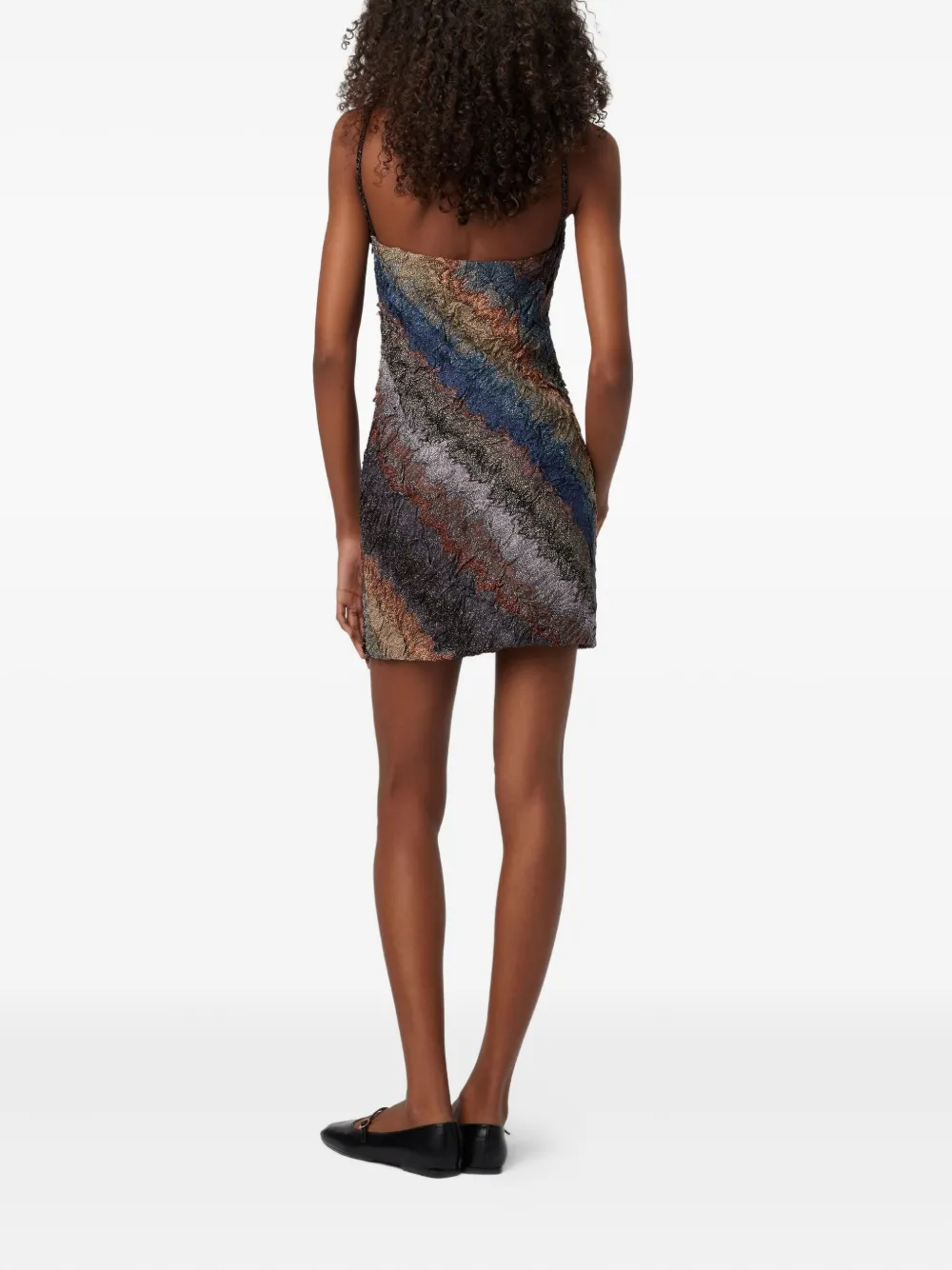 Missoni Spaghetti-strap Mini Dress In Multi