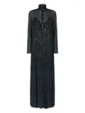 Missoni sequin-embellishment high-neck maxi dress - Blue