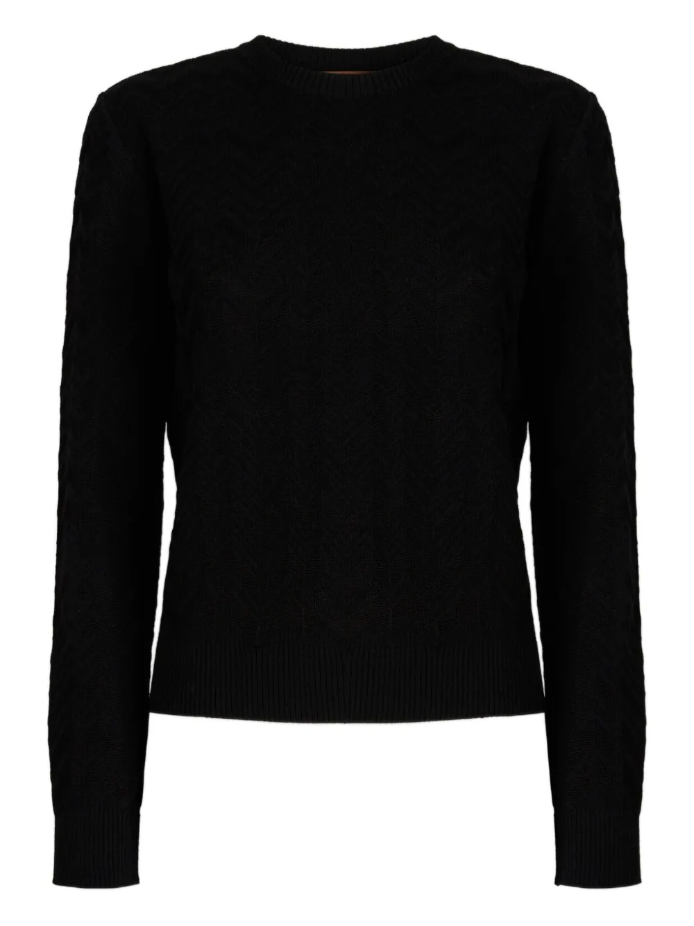 Missoni round-neck sweater Zwart
