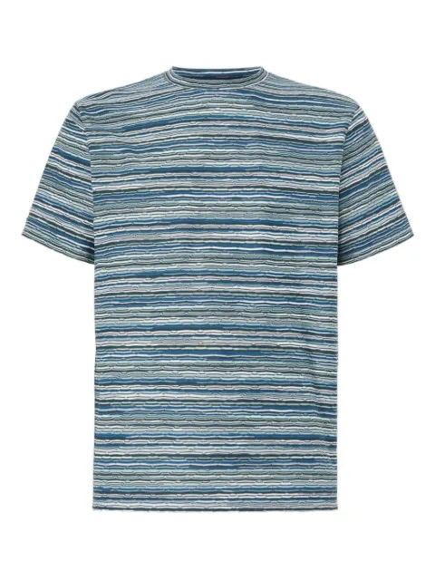 Missoni flame-zigzag pattern crew-neck T-shirt