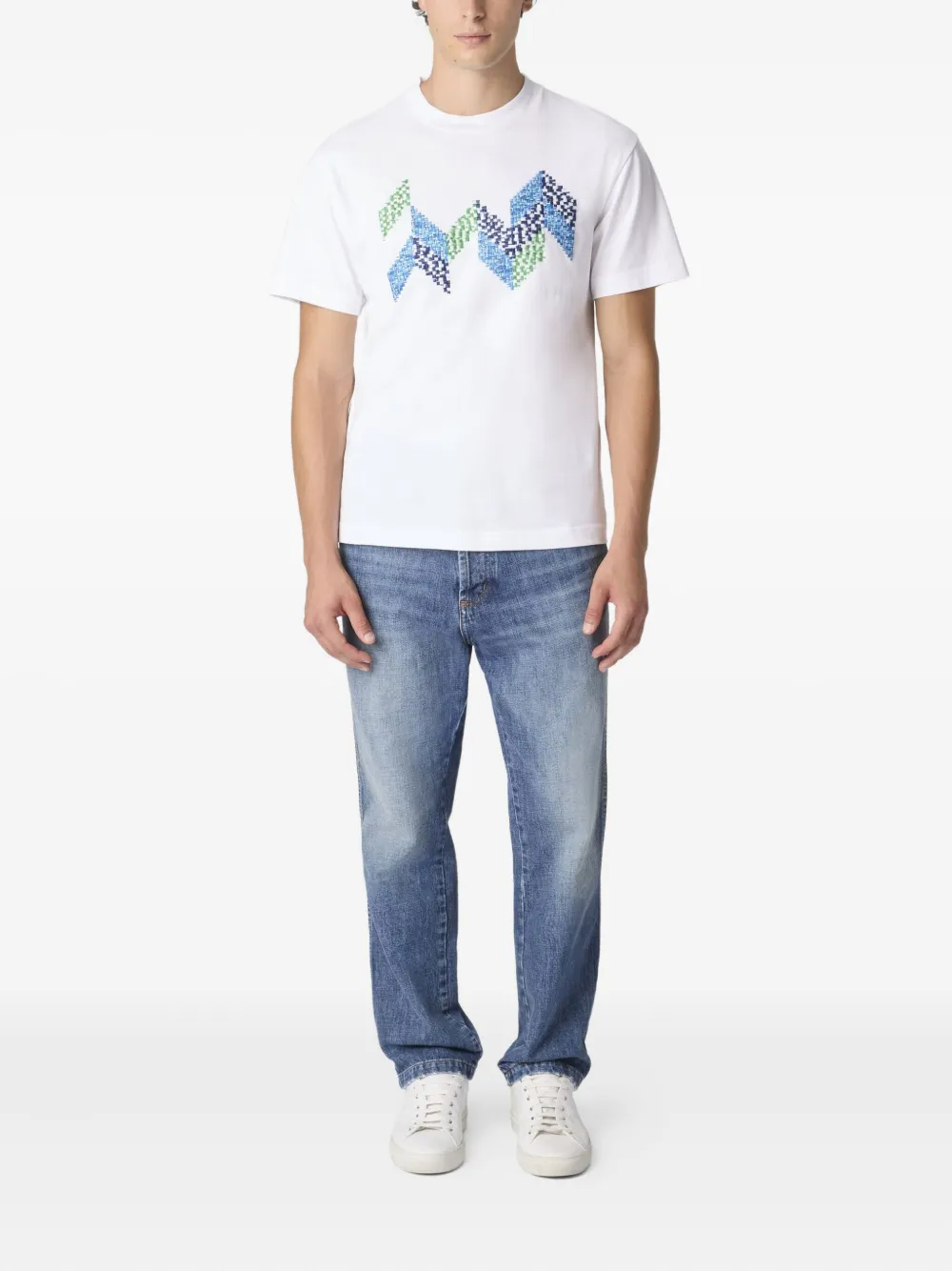 Missoni geometric-pattern T-shirt - Wit