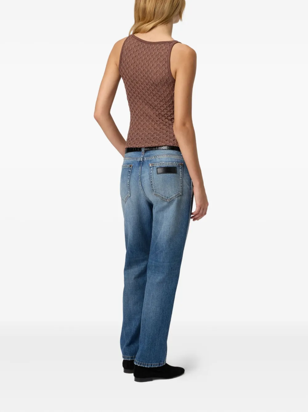Missoni textured sleeveless tank top Bruin
