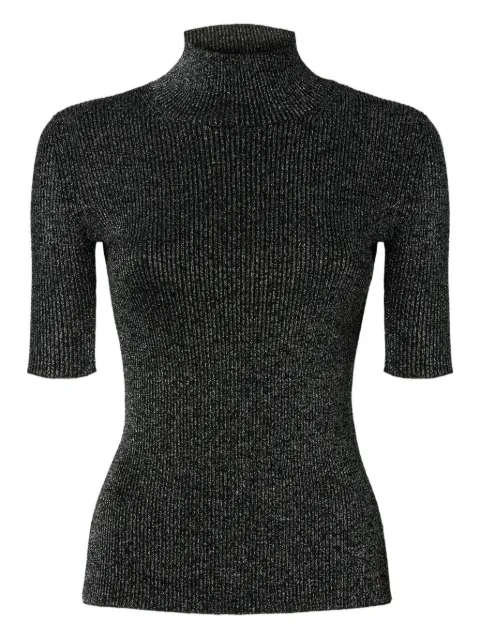 Missoni metallic-effect ribbed-knit top