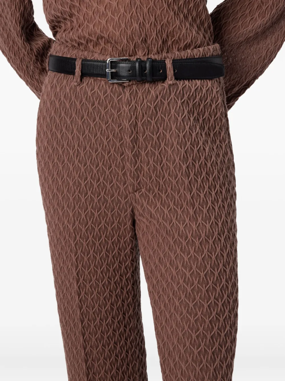 Missoni Pantalon met textuur Bruin