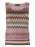 Missoni zigzag knit top - Red