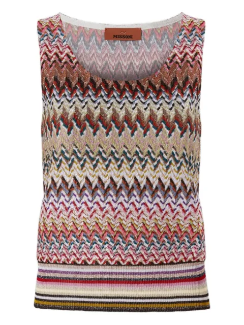 Missoni zigzag knit top