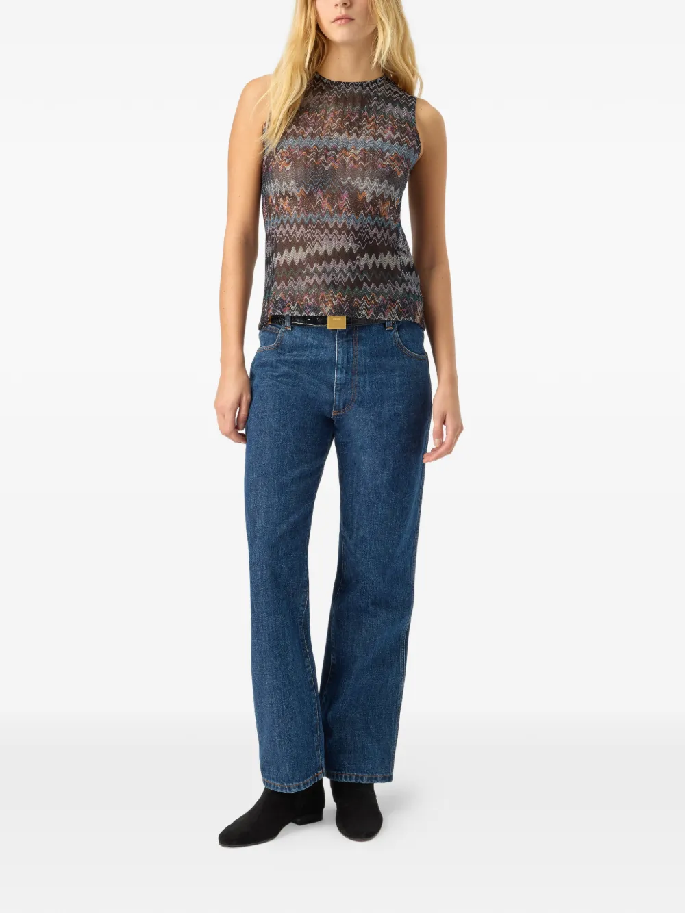  Missoni Sleeveless Top - Brown 