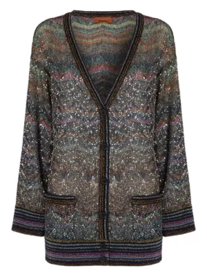 ETRO プリント シルクカーディガン | パープル | FARFETCH JP