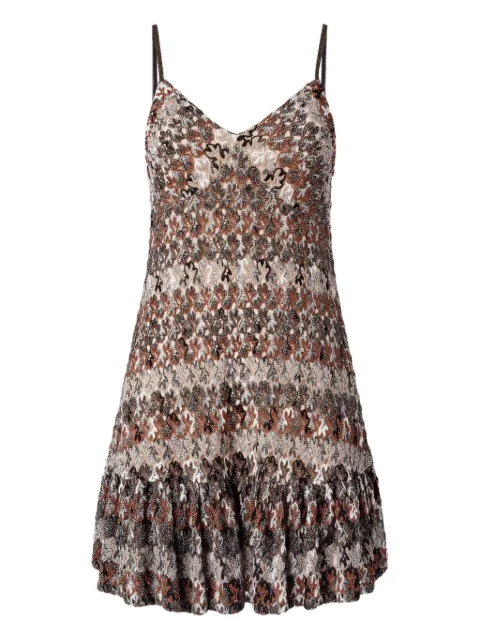 Missoni camouflage-pattern mini dress
