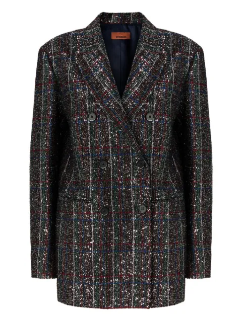 Missoni sequin-embellished double-breasted blazer