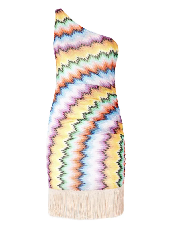 M MISSONI スパンコール装飾 ミニワンピース M M MISSONI スパンコール