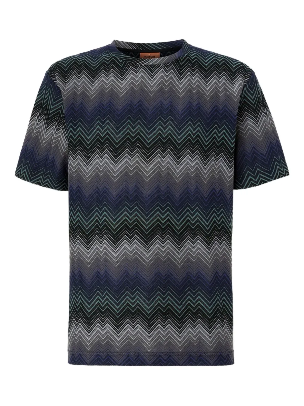 Missoni chevron-pattern T-shirt Blauw