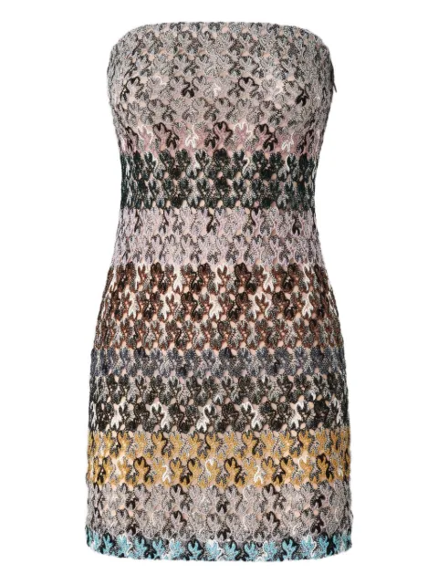 Missoni strapless embellished mini cocktail dress