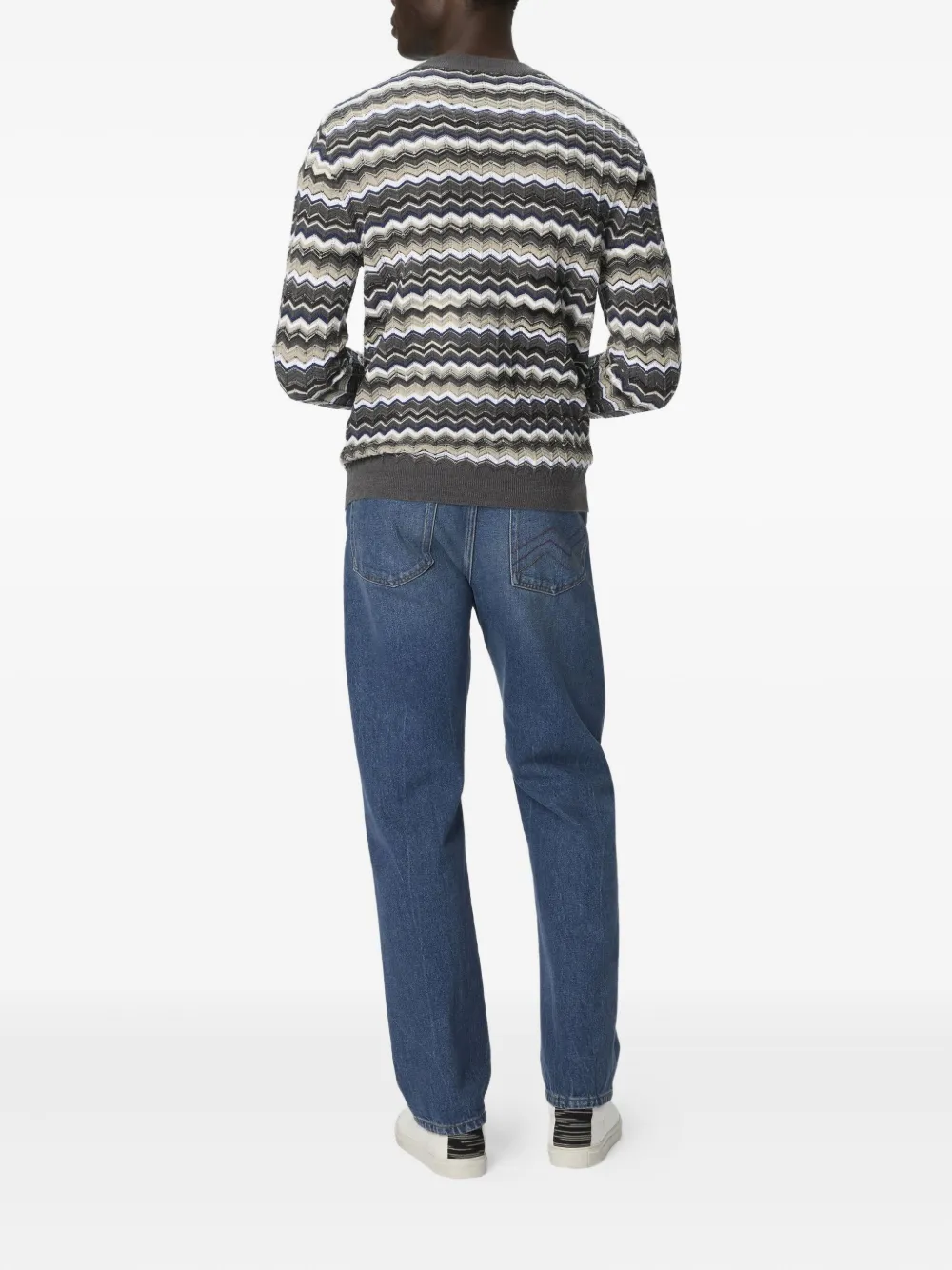 Missoni Trui met chevron patroon Grijs