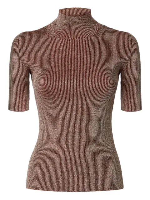 Missoni metallic-effect ribbed-knit top