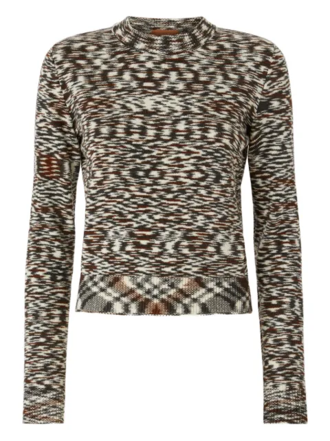 Missoni patterned crew-neck sweater