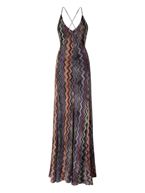 Missoni zigzag-pattern maxi dress