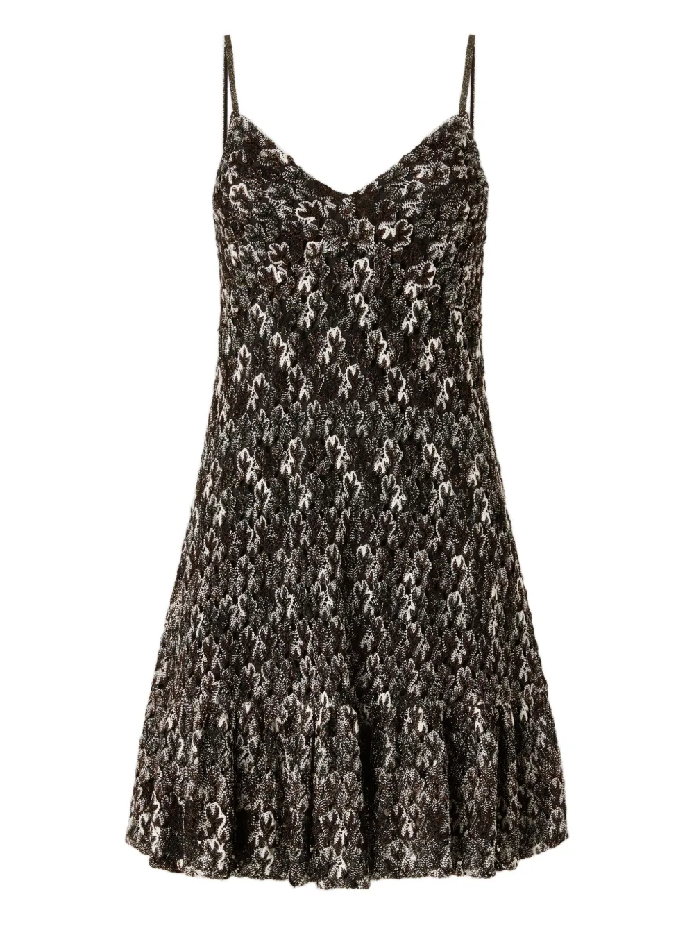 Missoni abstract-print mini dress Zwart