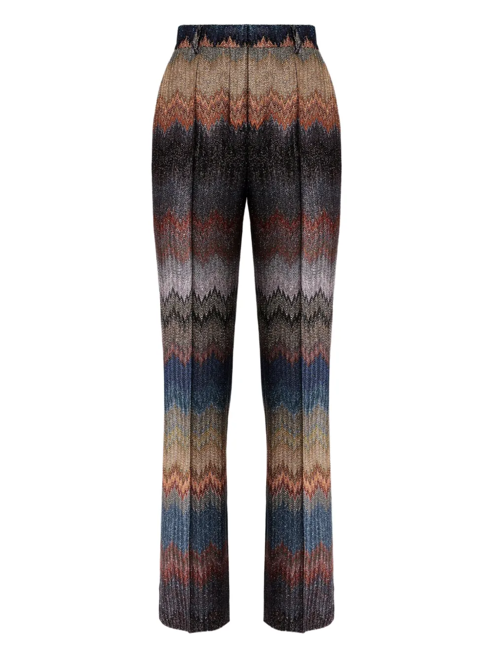 Missoni Broek met glitter en zigzag patroon Grijs