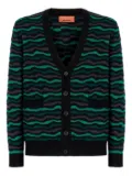 Missoni wave-pattern cardigan - Green