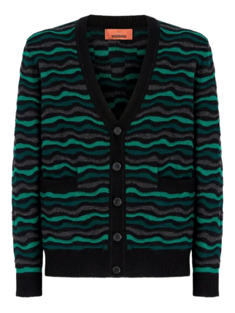 Missoni wave-pattern cardigan