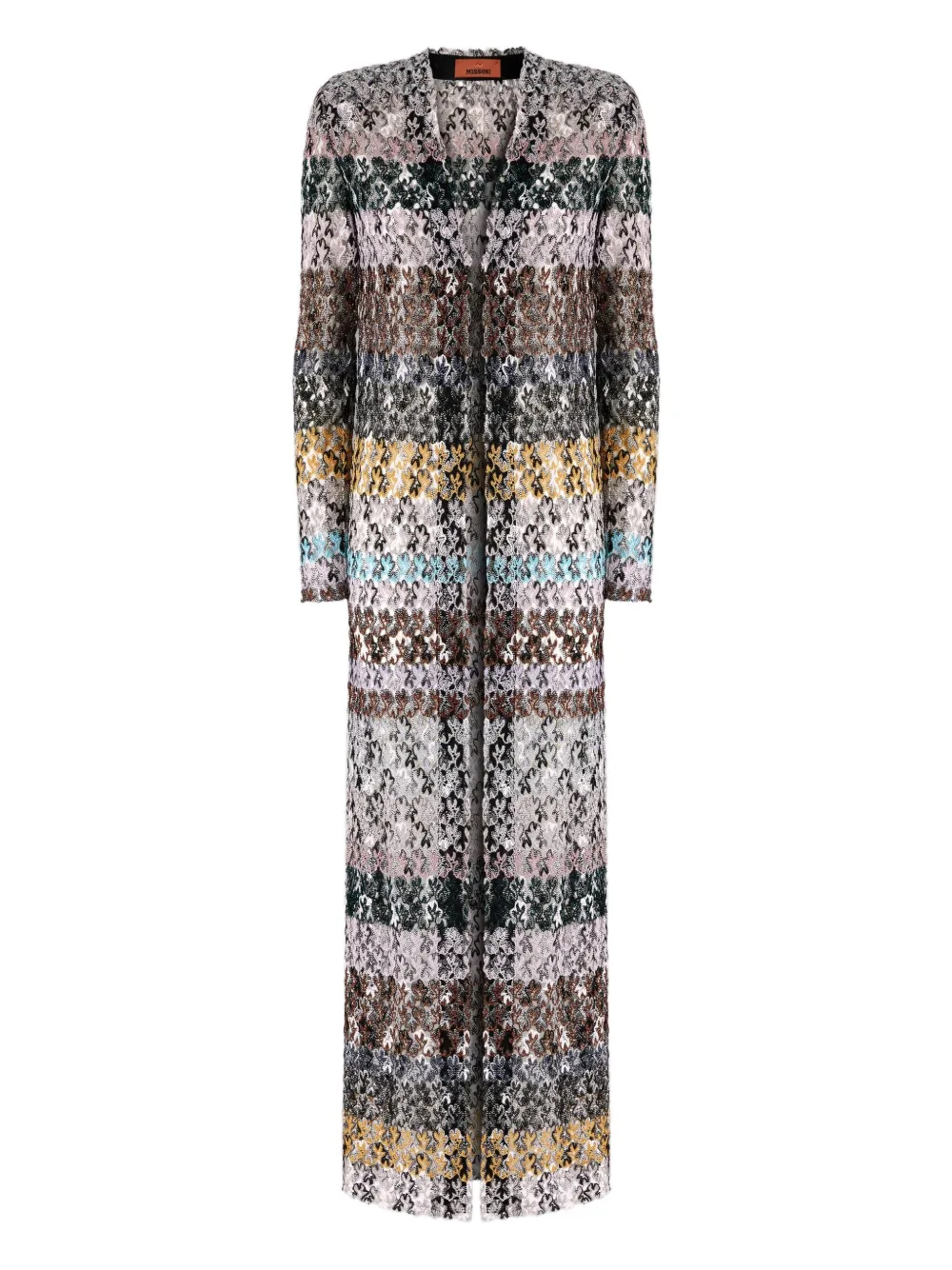 Missoni knitted long cardigan Bruin