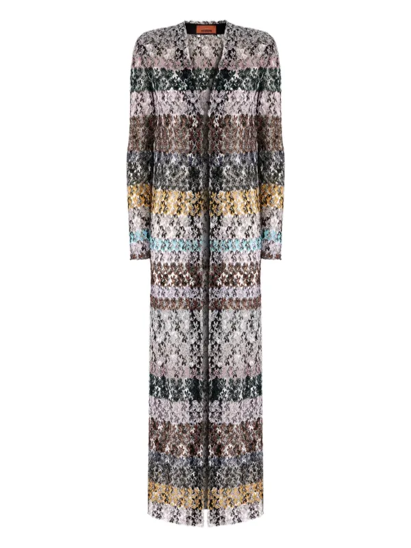 Missoni Knitted Long Cardigan | Brown | FARFETCH