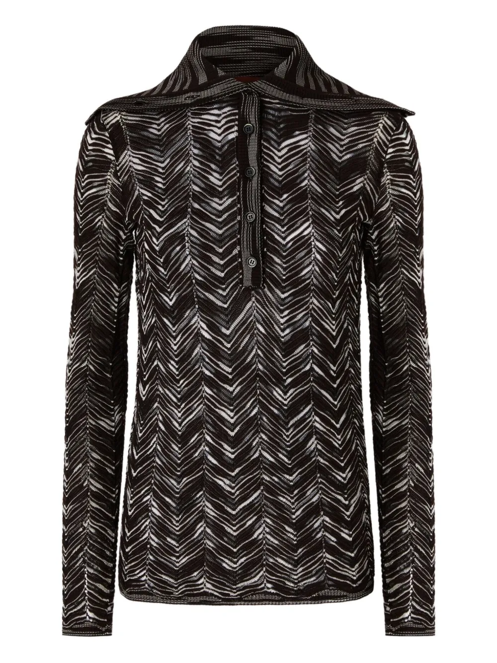 Missoni Gebreide polotop Zwart
