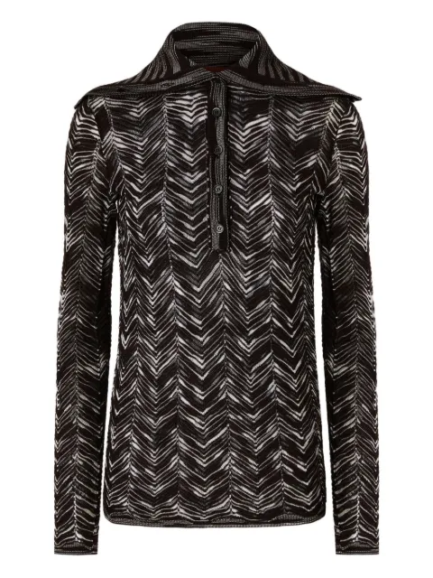 Missoni  knitted polo top