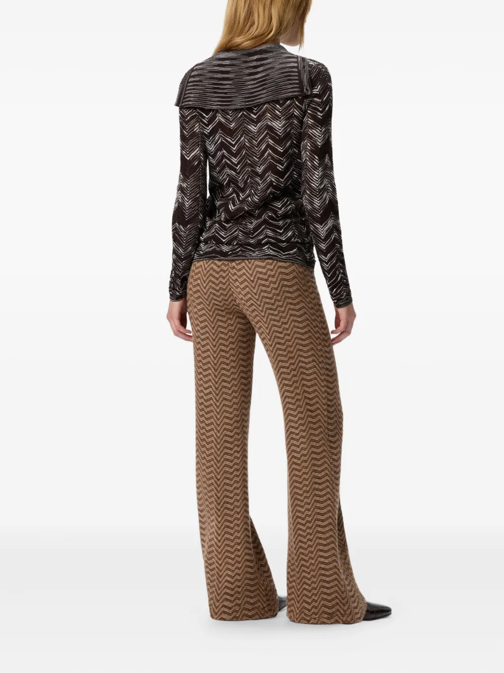 Missoni Gebreide polotop Zwart