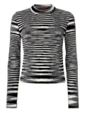 Missoni patterned crew-neck sweater - Black