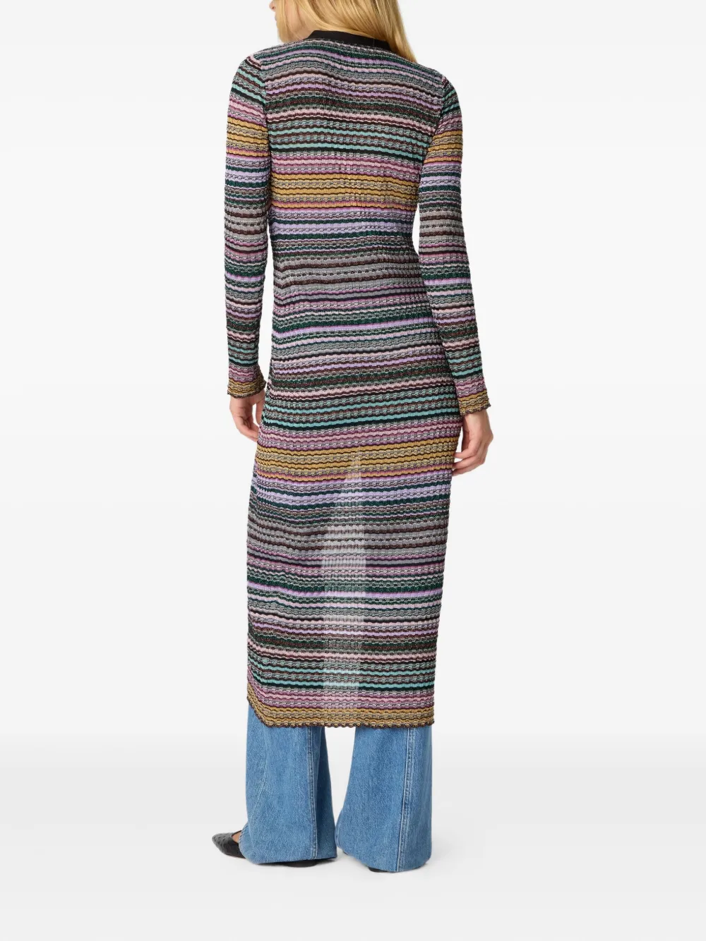 Missoni Gestreept vest met knopen Blauw