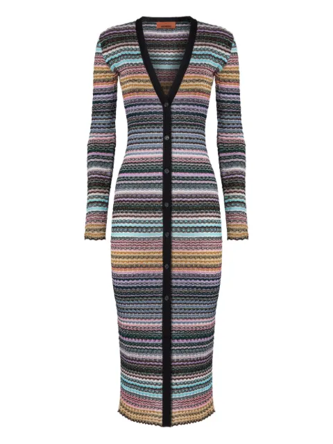 Missoni striped-pattern buttoned cardigan