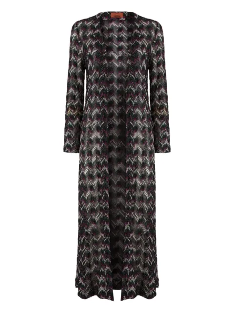 Missoni chevron-pattern knitted cardigan