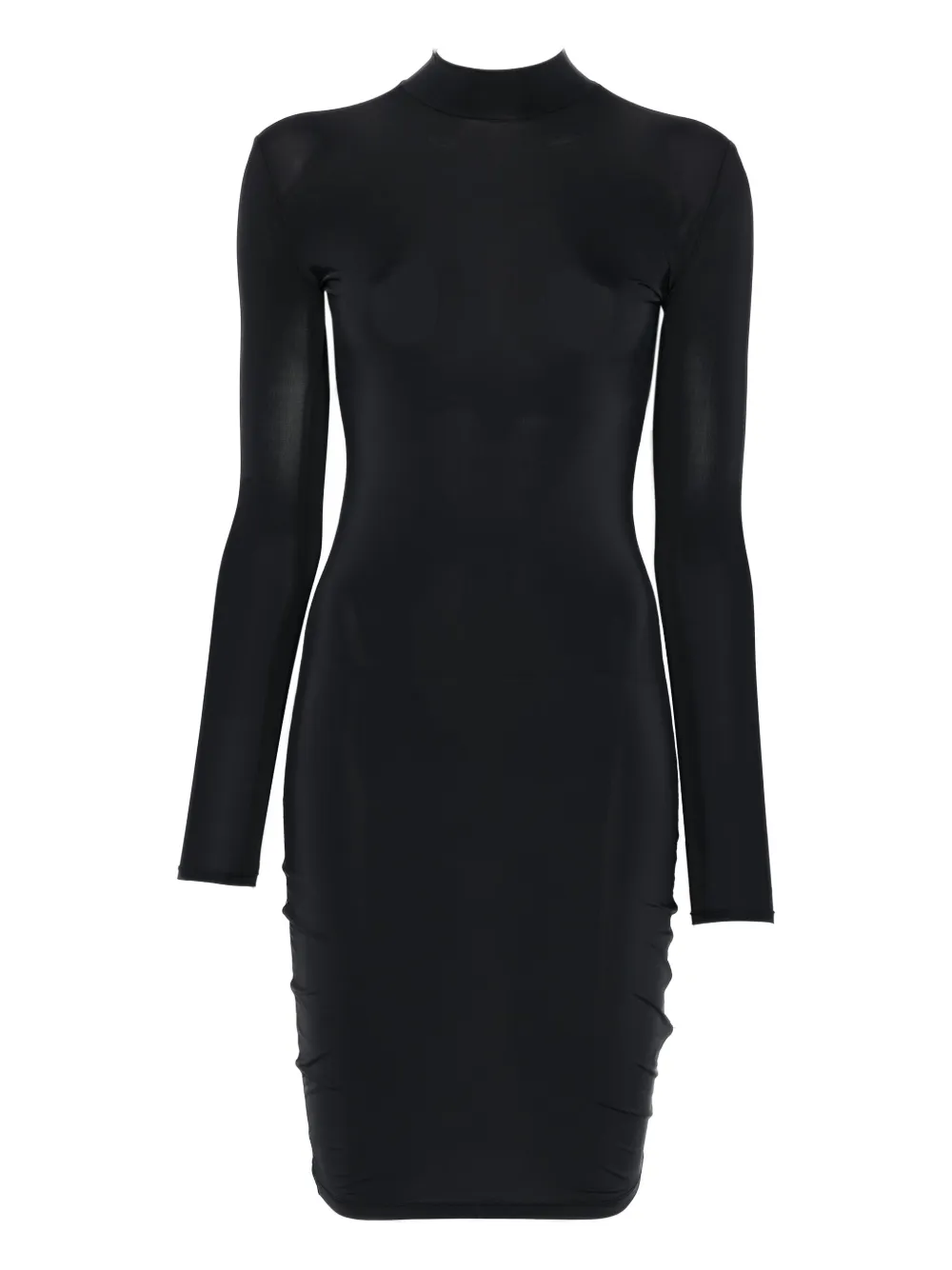 Maison Close long-sleeve sheer mini dress | Black | Image 1