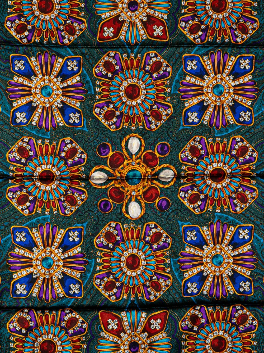 CHANEL Pre-Owned 20th Century Gripoix Silk Scarf scarves | Image 2