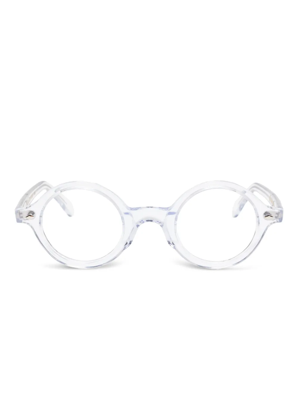 Family Affair Hopkins Crystal round glasses - ホワイト Family Affair Hopkins Crystal round glasses - ホワイト