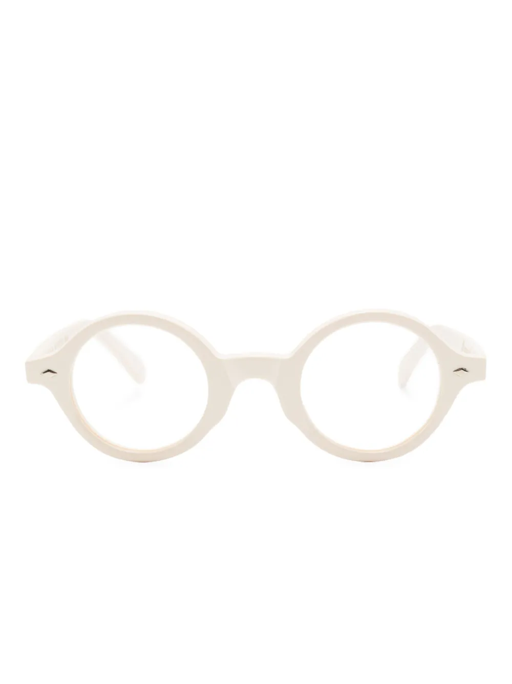 Family Affair Hopkins round-frame glasses - Nude