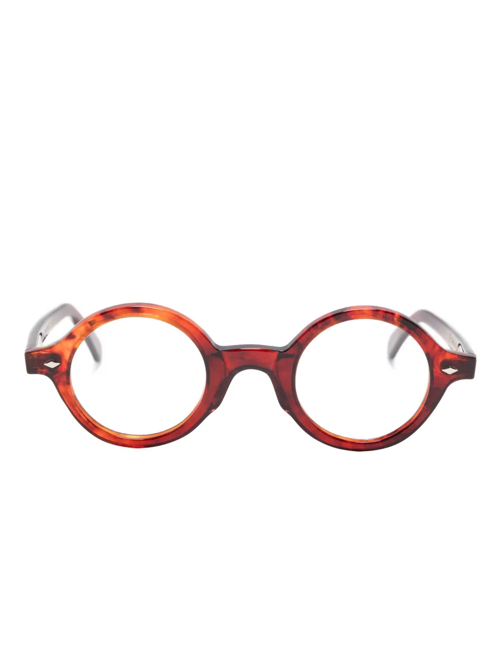 Family Affair Hopkins round-frame glasses - Marrone