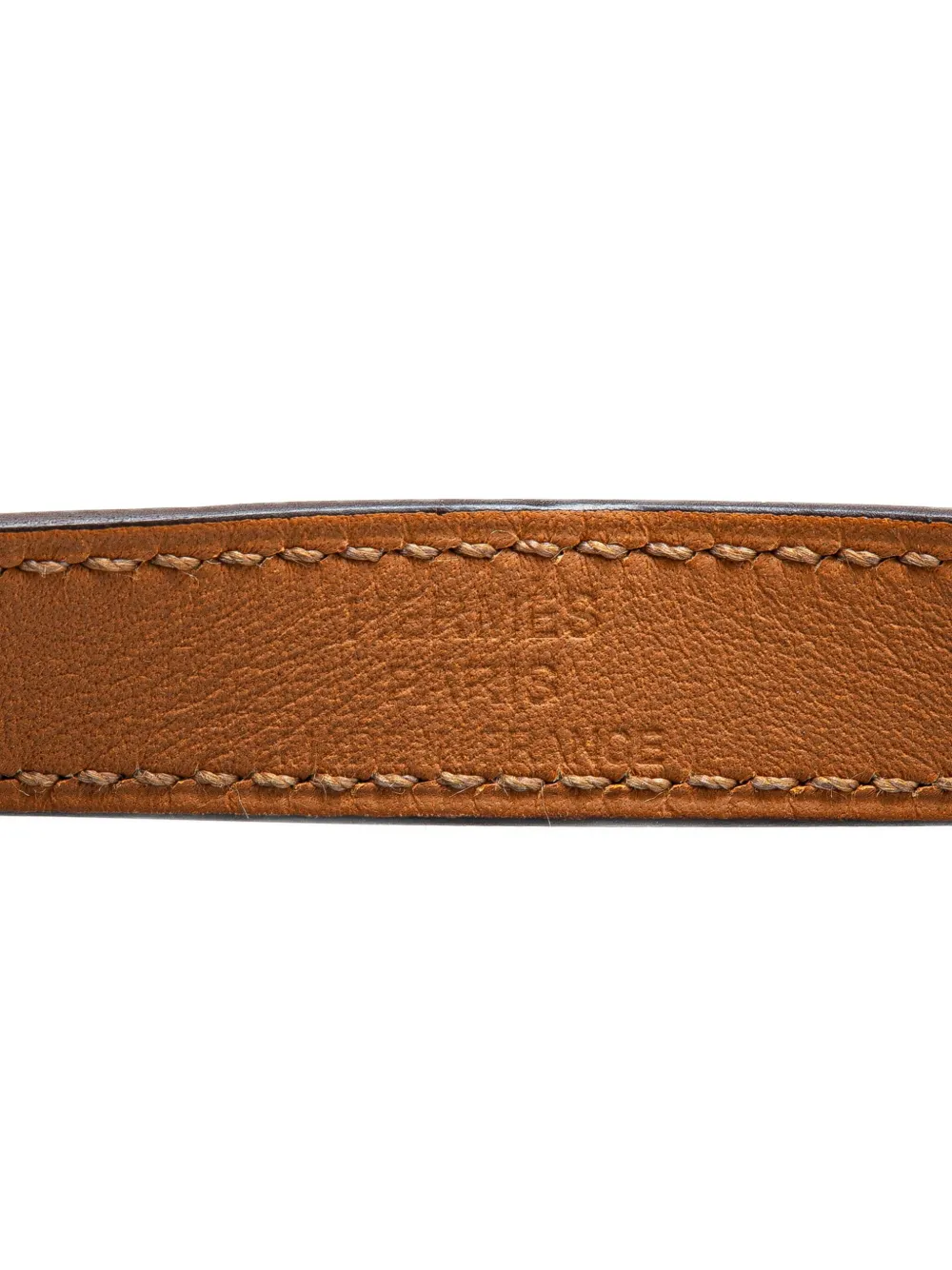 Pre-owned Hermes 2014 Leather Kelly Double Tour Bracelet Costume Bracelet