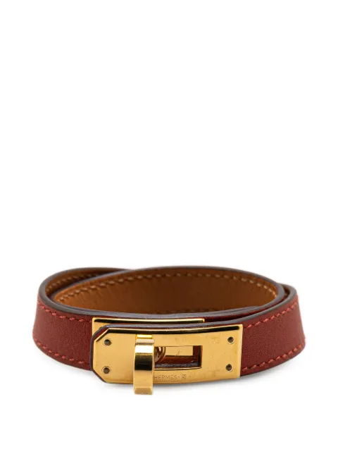 Hermès Pre-Owned 2014 Leather Kelly Double Tour Bracelet costume bracelet