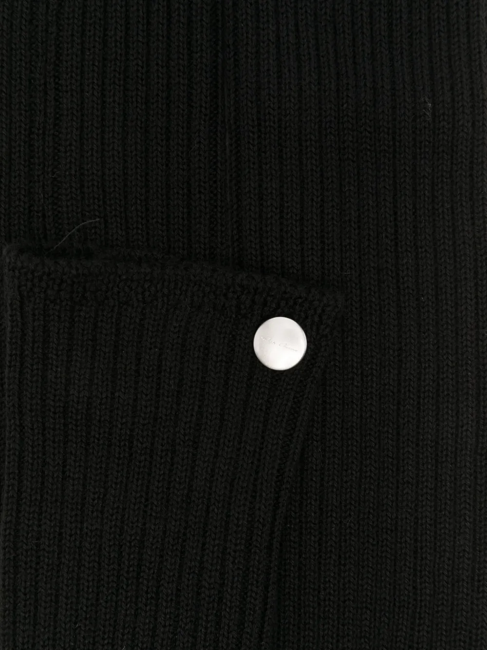 Rick Owens Mouwen van scheerwol Zwart