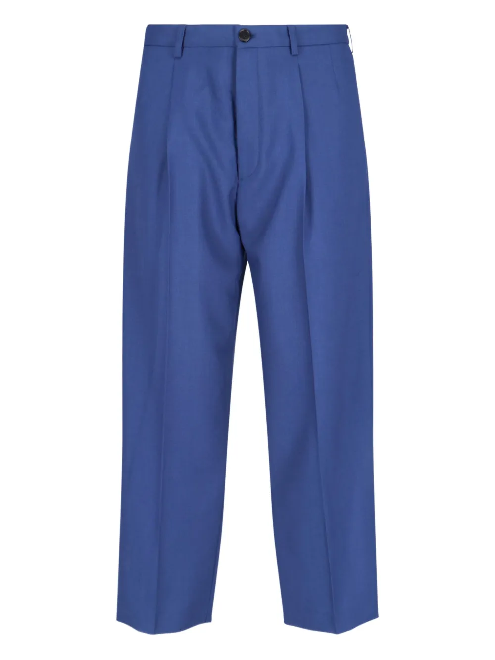 Marni pleated virgin wool trousers | Blue | Image 1