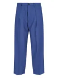 Marni pleated virgin wool trousers - Blue
