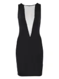 Maison Close Minuit V-neck mini dress - Black