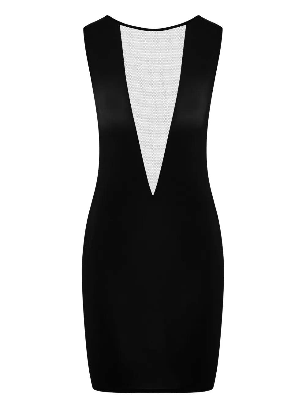 Maison Close Pure Tentation Minuit Vネックドレス - ブラック Maison Close Pure Tentation Minuit Vネックドレス - ブラック