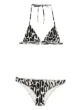 TOM FORD leopard-print triangle bikini - Neutrals