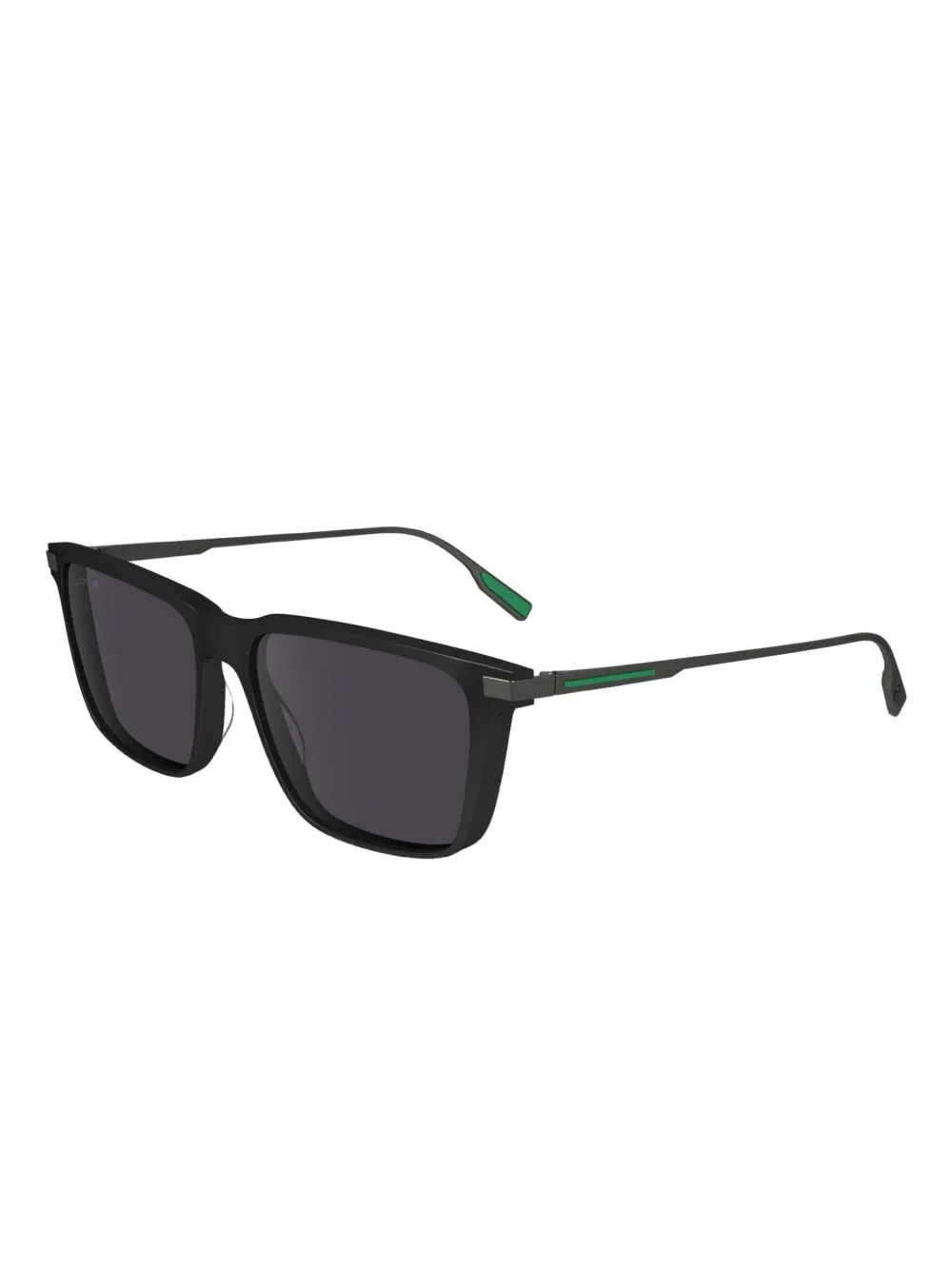 Lacoste Zonnebril met vierkant montuur Zwart