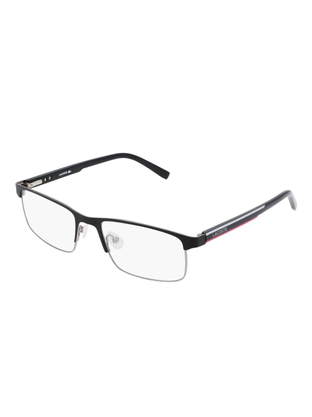 Lacoste Bril met half montuur Zwart