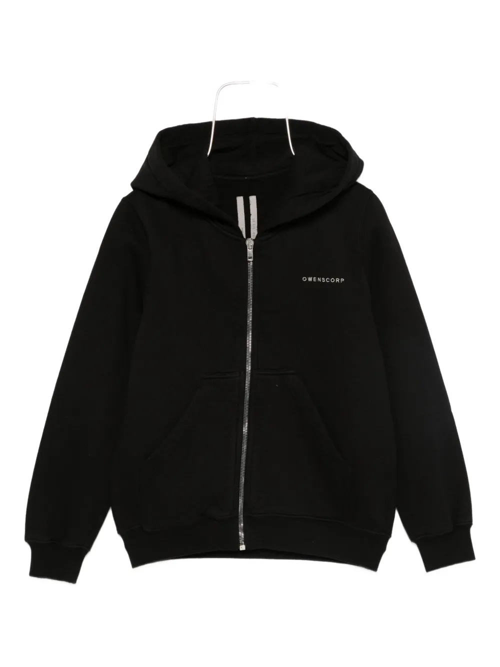 Rick Owens Kids Hollywood Jason's zip-up hoodie Zwart